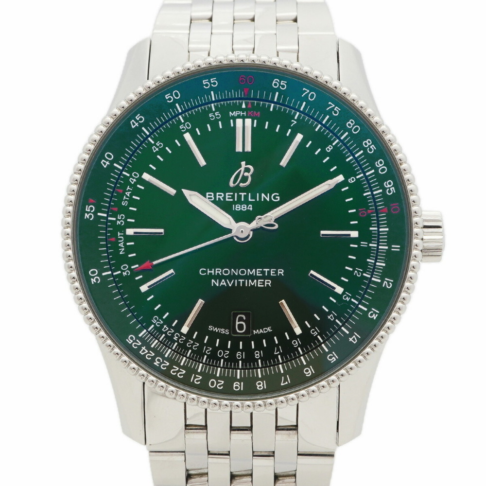 Breitling Navitimer A17326 Green Dial Men's Watch